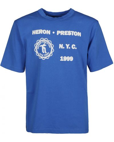T-shirt Heron Preston - Niebieski