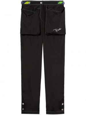 Pantaloni cu imagine Pucci negru