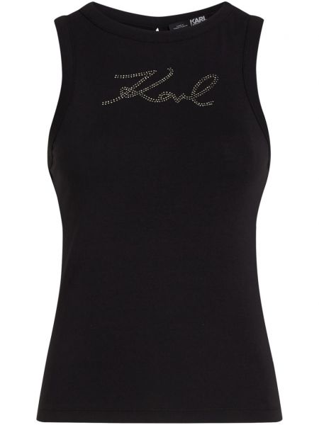 Tank top Karl Lagerfeld schwarz