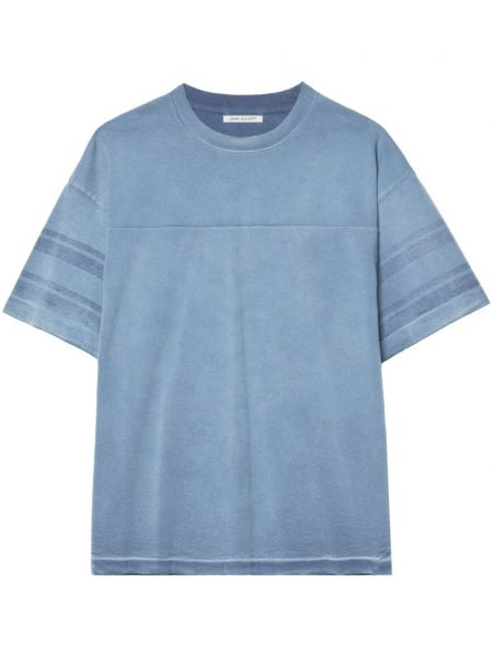 Modré bavlněné tričko John Elliott