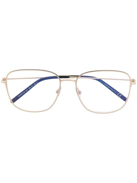 Gafas oversized Tom Ford Eyewear dorado