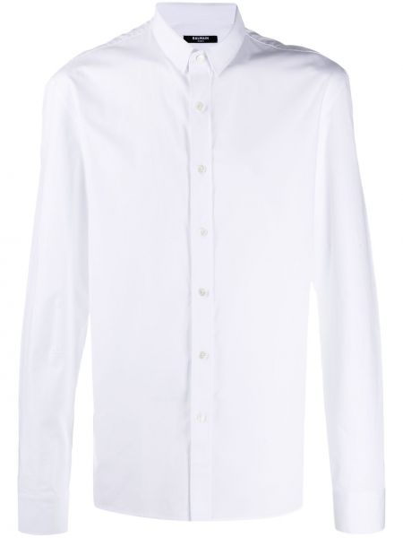 Camisa ajustada Balmain blanco