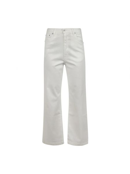 Białe proste spodnie Ottodame