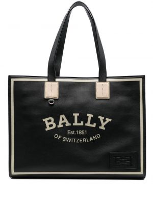 Trykt shoppingbag Bally svart