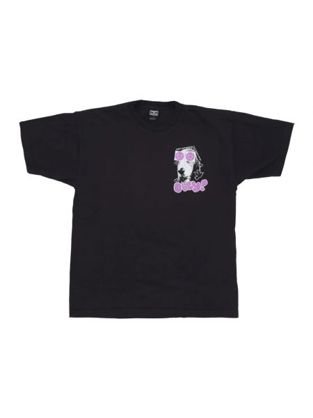 Koszulka w miejskim stylu retro Obey czarna