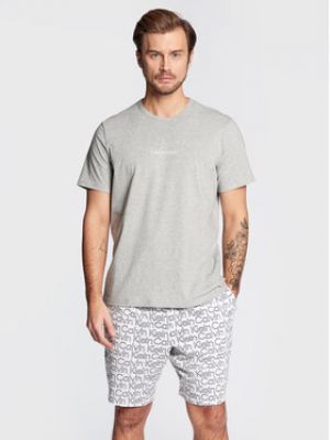 Pyžamo Calvin Klein Underwear šedé
