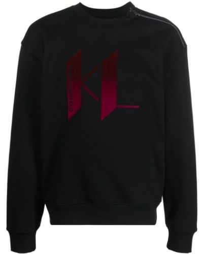 Gradient sweatjakke Karl Lagerfeld svart