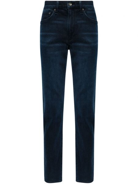 Jeans skinny slim en coton Rag & Bone bleu