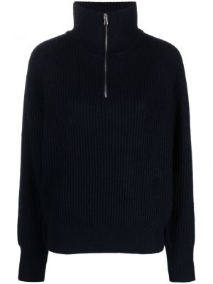 Sweter ze stójką Dunst niebieski