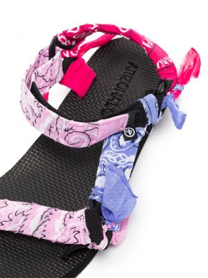 Sandale ohne absatz mit print Arizona Love pink