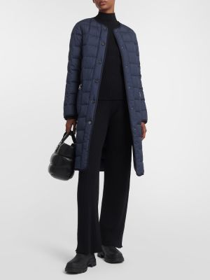 Pantalon en laine en laine en tricot Moncler noir