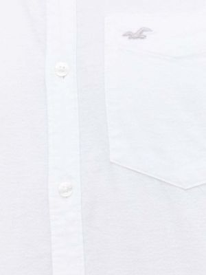 Koszula na guziki puchowa Hollister Co. biała