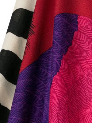 Schal mit zebra-muster Hermès rot