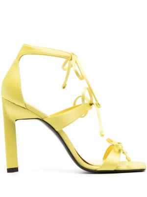 Sandales en cuir The Attico jaune