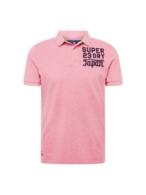 Pólóing Superdry rózsaszín