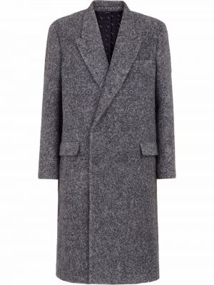 Mantel mit geknöpfter Fendi grau
