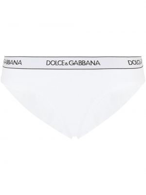 Tangas de cintura baja Dolce & Gabbana blanco