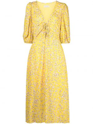 Sukienka z printem Nicholas, żółty