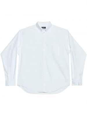 Риза с копчета Balenciaga бяло