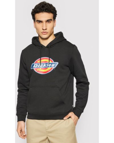 Dickies Pulóver Icon Logo DK0A4XCBBLK Fekete Regular Fit