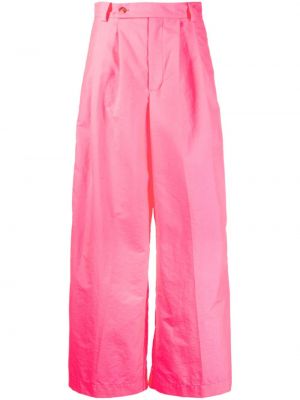 Pantaloni plisate Mira Mikati roz