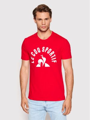 Marškinėliai Le Coq Sportif raudona