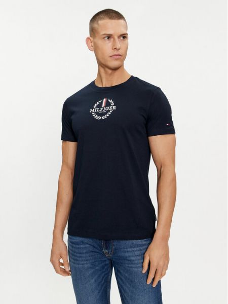 T-shirt à rayures Tommy Hilfiger bleu