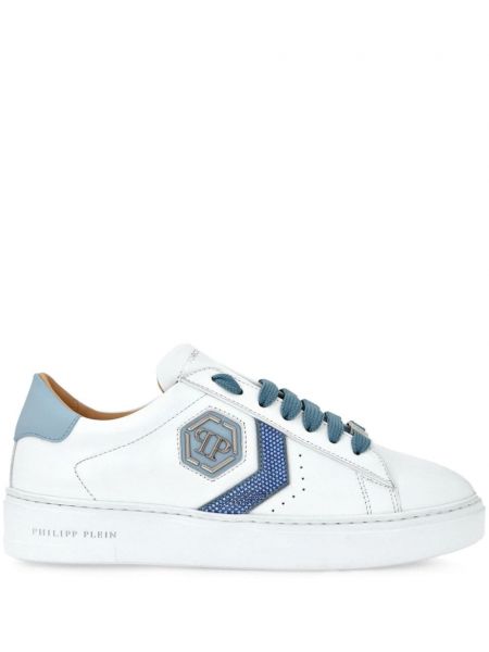 Deri sneaker Philipp Plein beyaz