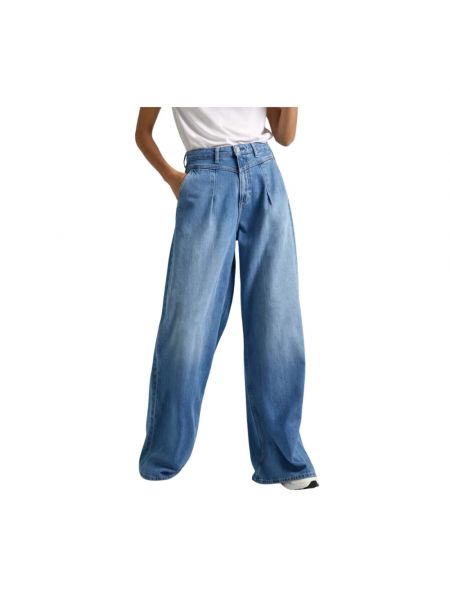 High waist jeans ausgestellt Pepe Jeans blau