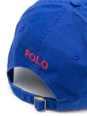 Casquette en coton Polo Ralph Lauren bleu
