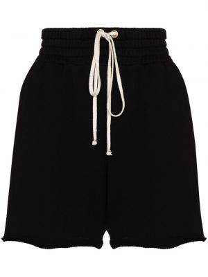 Bavlnené šortky Les Tien čierna