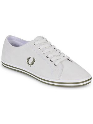Sneakers in pelle scamosciata Fred Perry bianco