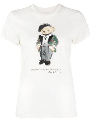 T-shirt mit print Polo Ralph Lauren weiß