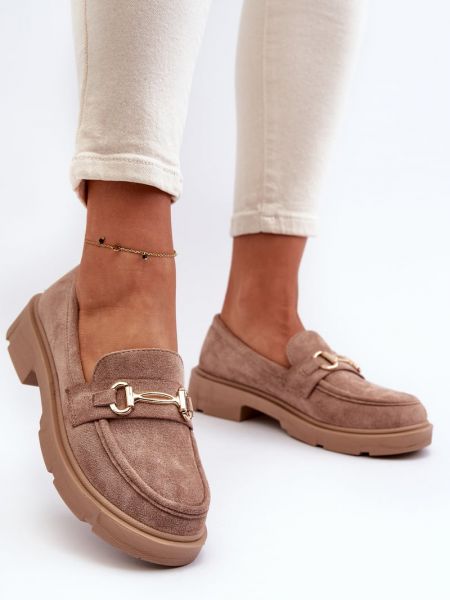 Pantofi loafer din piele de căprioară Kesi