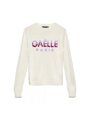 Sweter Gaëlle Paris biały