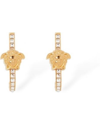 Σκουλαρίκια με πετραδάκια με πετραδάκια Versace χρυσό