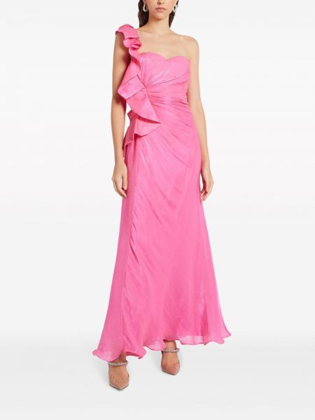 Večerní šaty Badgley Mischka růžové