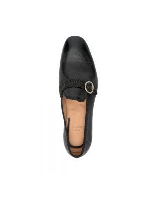 Loafers con cordones de cuero Lidfort negro