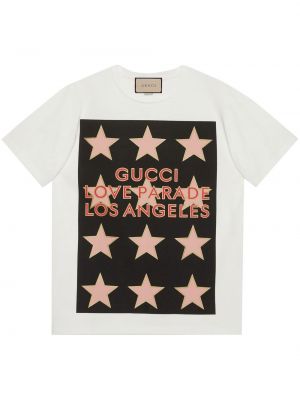 Тениска с принт Gucci