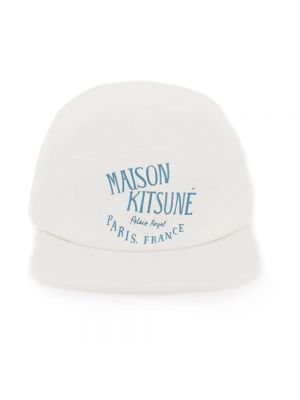 Czapka z daszkiem Maison Kitsune biała