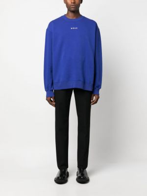 Sweatshirt mit print Róhe blau