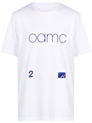 Βαμβακερή μπλούζα με σχέδιο Oamc λευκό