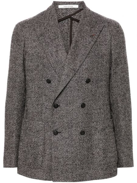 Dobbeltradet blazer Tagliatore brun