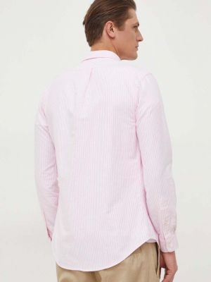 Péřová slim fit košile s knoflíky Polo Ralph Lauren