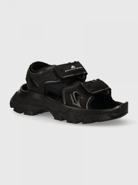 Sandały na platformie Adidas czarne