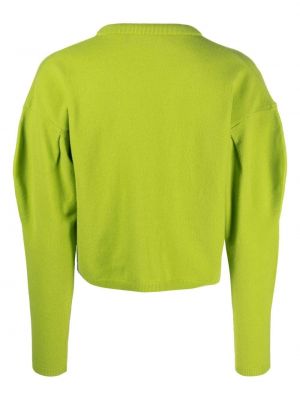 Cardigan en tricot à col v Federica Tosi vert