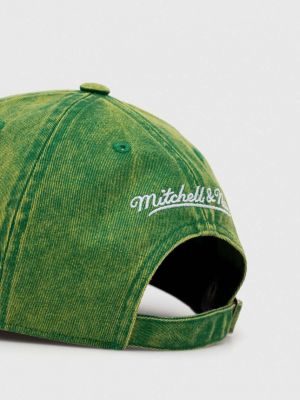 Șapcă din bumbac Mitchell&ness verde