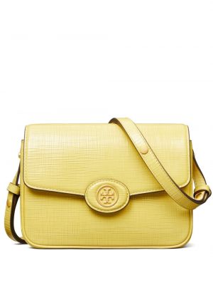 Τσάντα ώμου Tory Burch κίτρινο