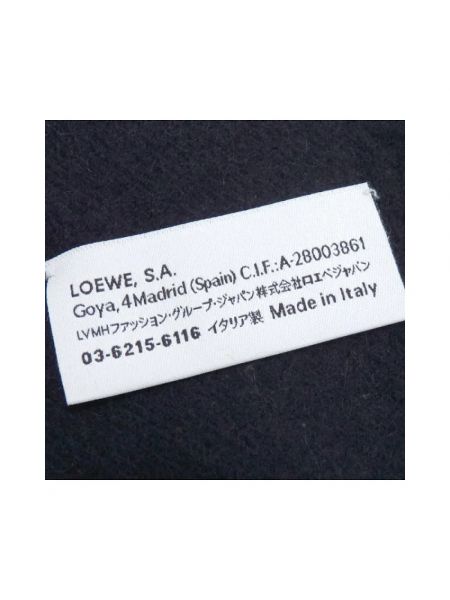 Bufanda de cachemir Loewe Pre-owned azul