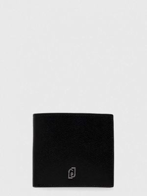 Czarny portfel skórzany Liu Jo